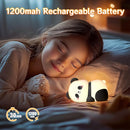 Lying Panda Night Light, Cute Baby Light 3 Level Dimmable, Nursery Nightlight for Snoothing, Sleeping Companion, Auto-Off 30Min Timer, Rechargeable Battry Cordless, by TinyTreasures Baby Boutique