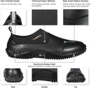 HISEA Unisex Waterproof Garden Shoes, Men's Rubber Rain Boots Women's Ankle Rain Shoes Neoprene Camp Booties Outdoor Slip-On Footwear for Gardening, Farming, Camping, Car Wash, Lawn Care and Yard Work by GreenHaven Gardens