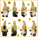 Uniboho Garden Gnome Statue Outdoor Garden Decor Large Resin Sunflower Gnome Holding Honey Jar with Solar Bee Lights for Garden Yard Decorations Patio Lawn Outside Porch Lawn Decor Gnomes Gifts 12" by GreenHaven Gardens