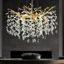 Modern Crystal Chandelier, 30" Chandeliers for Dining Room,Gold K9 Crystal Tree Branches Crystal Chandelier,10-Light Living Room Chandeliers, Fo Entryway,Foyer,Bedrooms by CozyNest Decor