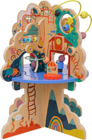 Manhattan Toy Playground Adventure Wooden Toddler Activity Center with Gliders, Abacus Track, Spinners, Spring Toys and Bead Runs by TinyTreasures Baby Boutique