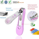 PAFASON Baby Safety Nail Clipper Cutter Trimmer with Nail Catcher and Baby Glass Nail File, Czech Float Glass, Stainless Steel Ideal Gift for Young Children Infant, Newborns Toddlers by TinyTreasures Baby Boutique