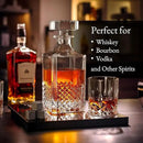 Luxury Gift For Men – Whiskey Decanter Set For Beloved Husband Or Dad Birthday Gift – 2 Whiskey Glasses And Decanter Set Is a Great Gift Idea for Whisky, Bourbon, Scotch lovers… by CozyNest Decor