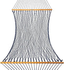 Original Pawleys Island Large Navy DURACORD Rope Hammock with Extension Chains & Tree Hooks, Handcrafted in The USA, 450 LB Weight Capacity, 13 ft. x 55 in. by GreenHaven Gardens