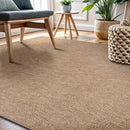 CAMILSON Easy Jute Rug 6x9, Indoor Outdoor Natural Color Fiber Area Rugs for Living Room Patio and Kitchen Rug, Solid Boho Woven Design, Easy-Cleaning, Washable Outside Carpet Alfombras (6 x 9) by CozyNest Decor