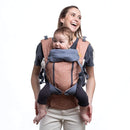 Beco Baby Carrier 8 Hybrid Newborn to Toddler (7-45lbs) - All in 1 Mesh Backpack, Front and Hip Carrier with Adjustable Seat - Cooling Ergonomic Carrier (Rose Love) by TinyTreasures Baby Boutique
