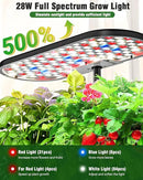 Hydroponics Growing System Kit, 16 Pods Indoor Garden with 28W Full Spectrum LED Grow Light, Auto Timer, 3 Smart Light Modes, 8L Large Herb Garden, Ideal Gardening Gift for Women, Men (Black) by GreenHaven Gardens