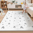 XL Baby Play Mat-72”x 48” Puzzle Play Mat,with 6 Foam Floor Tiles,Interlocking Foam Baby Mat for Babies&Toddlers,Waterproof,Expandable Tiles with Edges,Tummy Time Mat(Love) by TinyTreasures Baby Boutique