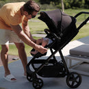 Mompush Baby Stroller, Convertible 2-in-1, Infant Car Seat Compatible, Includes Adapter - Sturdy Full-Size Infant Stroller for Family Adventures by TinyTreasures Baby Boutique