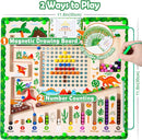 Montessori Magnetic Maze, Alphabet Learning Busy Board for Toddlers 2-4, Wooden Puzzle Educational Toys with Magnetic Letters by TinyTreasures Baby Boutique