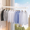 Clothes Drying Rack Wall Mounted,Drying Rack Clothing,Clothes Hanging Rack,Retractable,Collapsible(Tri-Fold), White Color(Ring) by CozyNest Decor