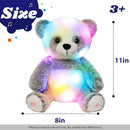 Cuteoy Light-up Singing Plush Panda LED Musical Stuffed Animal Adjustable Volume Lullaby Plushies Birthday Christmas Toy Gifts for Kids Toddler Girls, 13" by TinyTreasures Baby Boutique