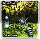 SUNVIE Outdoor LED Spotlight with Dusk to Dawn Photocell Light Sensor 20W Landscape Lights 120V AC 3000K Warm White Waterproof Landscape Spotlights for Yard Tree Flag Garden Decor 6 FT Cord(2 Pack) by GreenHaven Gardens