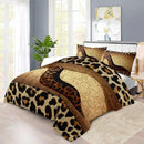 Leopard Comforter Set Full Girls,Sexy High Heel Comforter for Women,Leopard Print Bedding Set Full Adult,High Heel Quilt Bedroom Decor,African Animal Print Bedding Quilt by CozyNest Decor