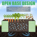 SnugNiture Galvanized Raised Garden Bed 8x4x2FT Outdoor Large Metal Planter Box Steel Kit for Planting Vegetables, Flowers by GreenHaven Gardens