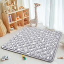 Baby Play Mat, 50x50 Playpen Mat with Super Soft Touch, Activity Mat with Upgraded Anti-Slip Bottom, Machine Washable Crawling Mat for Floor & Picnic (Boho Gray) by TinyTreasures Baby Boutique