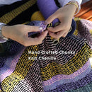 Soft Chenille Yarn Throw 36"x48", Handmade Knit Throw Blanket, for use in All Seasons, Soft Cozy Warm Knitted Blanket for Bed Sofa, Couch Chair, Living Room(1.76Ib) by CozyNest Decor
