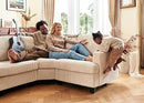 Nolany Sectional Couch with Storage Ottoman, U Shape Sectional Sofa with Chaise, Corduroy Modular Sectional Couches for Living Room, Beige by CozyNest Decor