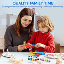 Klever Kits 4 DIY Wooden Aircrafts-Build & Paint Your Own Wooden Airplane Craft Kit, Art & Craft Kit DIY Projects, Easy to Assemble Birthday Gifts for Boys 6-12 Year Old by TinyTreasures Baby Boutique