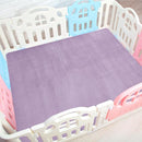 BALAPET Thick Memory Foam 71x59 Play Mat for Playpen, Super Soft Velvet Portable Baby Playpen Mat for Kids Toddler Crawling and Play, Non-Slip Bottom Playmat, Purple by TinyTreasures Baby Boutique