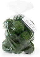 ANDALUCA Decorative Green Moss Balls Bowl Filler Orbs (Pure Moss) by CozyNest Decor