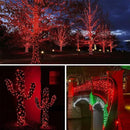 66Ft 200LED Fairy Lights Plug in, Waterproof String Lights Outdoor & Indoor 8 Modes with Timer, Valentines Light Bedroom Decor, Twinkle Light for Girl's Room Garden Christmas Decorations (Red) by GreenHaven Gardens
