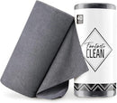 Fantasticlean Microfiber Cleaning Cloth Roll -40 Pack, Tear Away Microfiber Towels, 12" x 12", Reusable, Washable, Scratch Free, Ultra Absorbent Dish Rags for Car, Home, Garage or Shop (DimGrey) by CozyNest Decor