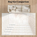 Area Rugs 8x10 Living Room: Washable Rug Modern Abstract Large Rugs Soft Non Slip Neutral Rug Stain Resistant Indoor Carpet for Bedroom Kitchen Dining Room Table Nursery Home Office Rugs(Beige,8'x10') by TinyTreasures Baby Boutique