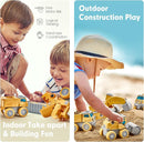 hahaland Toys for 5+ Year Old Boys - Take Apart Dinosaur Kids Toys Construction Vehicles 5 in 1 Transform into Dinosaur Robot STEM Building Toy for 5 6 7 8 Year Old Boys by TinyTreasures Baby Boutique