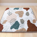 Baby Play Mat - Thicken 50x50 Inch Soft Foam Crawling Mat for Playpen & Floor, Non-Slip Waterproof Activity Playmats for Infants & Toddlers, Portable Foldable & Machine Washable, Boho Design by TinyTreasures Baby Boutique
