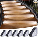 KINKAI 6 Pack Solar Stair Lights, Outdoor Triangle Step Light Waterproof Deck Lighting for Outside, Step Front Door Porch Yard Patio Decor (White Light) by GreenHaven Gardens