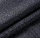MIUCO Semi Sheer Curtains Poly Linen Textured Solid Grommet Curtains 63 Inches Long for Living Room 2 Panels (2 x 37 Wide x 63" Long) Charcoal Grey by CozyNest Decor