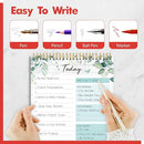 To Do List Notepad, Daily Planner Notebook with 52 Tear-off Sheets, Undated Writing Organizer for Daily Tasks and Goal, Coiled Task Track Checklist Productivity Pad for Office, Classroom, Home, School by TinyTreasures Baby Boutique