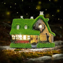 Solar Garden Outdoor Statue Light - Fairy House Lawn Decoration for Patio, Balcony, and Yard - Unique Gift for Any Occasion by GreenHaven Gardens