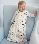 Mama Cheetah Baby Sleep Sack 0.5 TOG, Organic Cotton Baby Wearable Blanket with Two-Way Zipper, Swaddle Transition Baby Sleeping Bag for Newborn Infant Toddler Boy Girl, 12-18 Months by TinyTreasures Baby Boutique