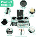 Accmor Universal Stroller Organizer with Insulated Cup Holder Detachable Phone Bag and Shoulder Strap,Stroller Bag Caddy Organizer Fits for Uppababy, Baby Jogger, Britax Strollers by TinyTreasures Baby Boutique