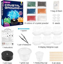 BenBen Crystal Growing Kit for Kids, Grow 6 Crystals with Light Up Display Stand, Educational STEM Toys for Girls and Boys, Science Kit for Kids Age 8-14, Birthday Gifts Science Experiments by TinyTreasures Baby Boutique