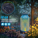 Pearlstar Solar Lanterns Outdoor Waterproof Hanging Solar Lights Metal Peacock Gifts for Women Mom Grandma Decor for Garden Yard Patio Balcony Path by GreenHaven Gardens