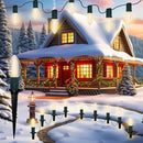 C9 Christmas Pathway Light, Outdoor Christmas Pathway Markers Lights with 27 C9 LED Clear Bulbs, Waterproof Connectable Walkway Lights for Outdoor Yard Holiday Sidewalk Driveway Christmas Decorations by GreenHaven Gardens