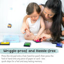 Baby Hand and Footprint Kit by Forever Fun Times | Get Hundreds of Detailed Prints with One Baby Safe Ink Pad | Easy to Clean, and Works with Any Paper or Card | Clean and Safe (Blue, Small) by TinyTreasures Baby Boutique