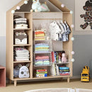 5 Tier Closet Hanging Organizer, Clothes Hanging Shelves with 4 Hanging Hooks 5 S Hooks, Wire Storage Basket Bins, for Clothing Sweaters Shoes Handbags Clutches Accessories Patent Design-White by CozyNest Decor