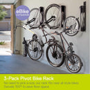 Pivot Bike Storage Rack by Delta Cycle - Bike Rack Garage Wall Mount Swivels to Save Space - No Lifting Required Vertical Bike Rack - Indoor Bike Storage Wall Hanger Holds Up to 100 lbs by GreenHaven Gardens