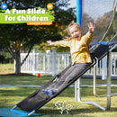 Zupapa Trampolines No-Gap Design 1500 LBS Weight Capacity 16 15 14 12 10 8FT for Kids Children with Safety Enclosure Net Outdoor Backyards Large Recreational Trampoline by TinyTreasures Baby Boutique