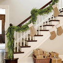 Artificial Norfolk Pine Garland - Faux Christmas Garland Fake Green Garland for Fireplace,Table, Stairs, Mantle, Window,Indoor Outdoor,Home,Holiday Decor (2 PCS,6 FT) by CozyNest Decor