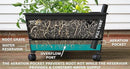 Emsco Group City Picker Raised Bed Grow Box – Self Watering and Improved Aeration – Mobile Unit with Casters by GreenHaven Gardens