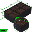 CJGQ Fabric Raised Garden Bed 4x2x1ft Garden Grow Bed Bags for Growing Herbs, Flowers and Vegetables 55 Gallon(2PACK)… by GreenHaven Gardens