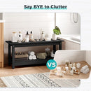 41" Shower Bench, Waterproof Poly Lumber Shower Stool for Shaving Legs, Shower Chair Seat Holds up to 400lbs, Bathroom Bench for Inside Shower, Non-Slip (Black) by TinyTreasures Baby Boutique