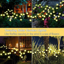Solar Garden Lights Outdoor, 6 Pack 60 LED Solar Firefly Lights Waterproof, Sway by Wind, Solar Swaying Light for Yard Patio Backyard Garden Planter Flower Bed Pathway Outdoor Decoration (Warm White) by GreenHaven Gardens