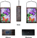 Hanging Solar Lantern, Outdoor Decorative, LED Solar Butterfly Lights, Tabletop Lamp for Outdoor Patio Garden by GreenHaven Gardens
