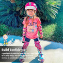 Soft-Style Kids Knee and Elbow Pads with Bike Gloves, Flexible Impact-Resistant Gear for Ages 2-11, Designed for Balance Bikes, Roller-Skating, and Skateboarding by TinyTreasures Baby Boutique